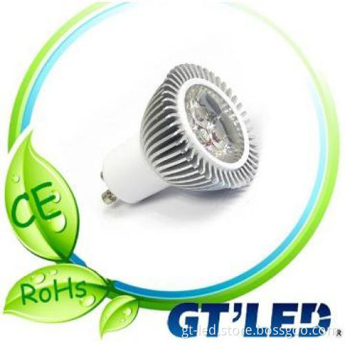 led gu5.3 spotlight 3W with EMC CE approved